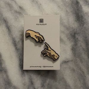 ‘The Creation of Adam’ Enamel Pins